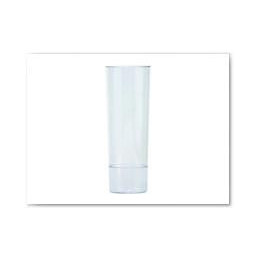 Vaso Tubo Plast.CRISTAL...