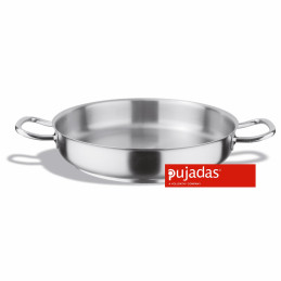 Paellera 45 cm. con tapa INOX